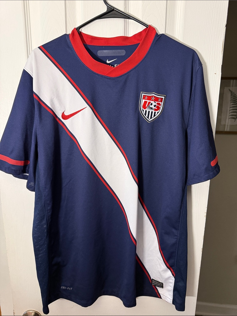 USA MENS NATIONAL TEAM SOCCER JERSEY